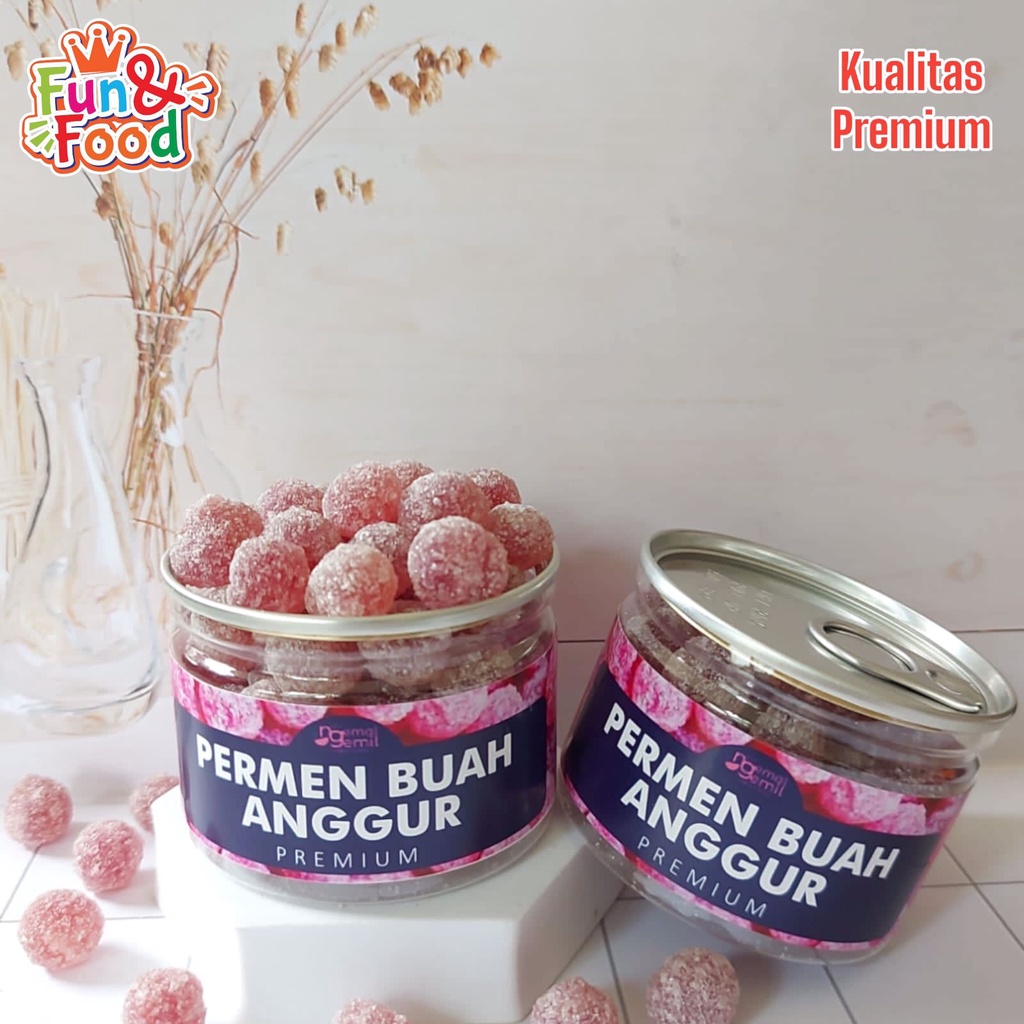 

Can Permen Buah Anggur Grapes Candy Kualitas Premium