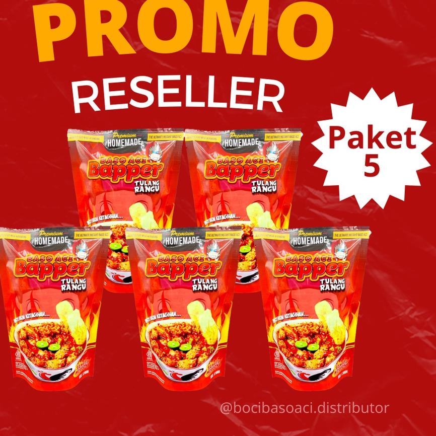 

✼ Baso Aci Bapper Tulang Rangu Sambal Mercon Paket 5pc ➣