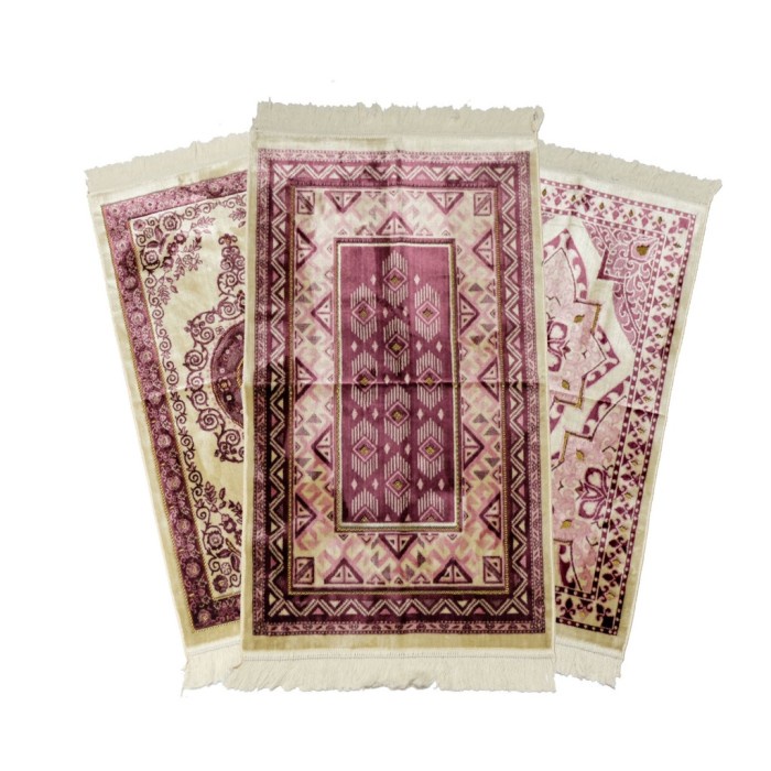 Sajadah Travel yakar midi fantasy premium pink D2I7 Produk Spesial Viral 2023 Busa Alat Sholat Terla