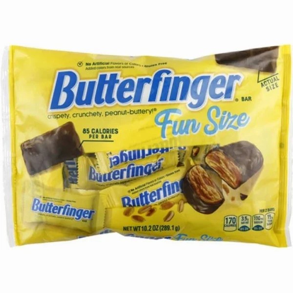 

Butterfinger Minis Bar Crispety,Crunchety,Peanut Buttery 10.2oz - 289g