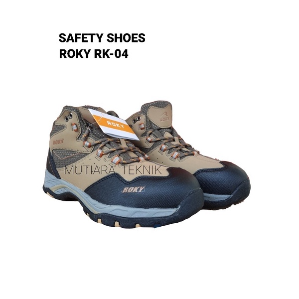 SEPATU SAFETY ROKY RK-04 , SAFETY SHOES PRIA KERJA , SAFETY SHOES STYLE