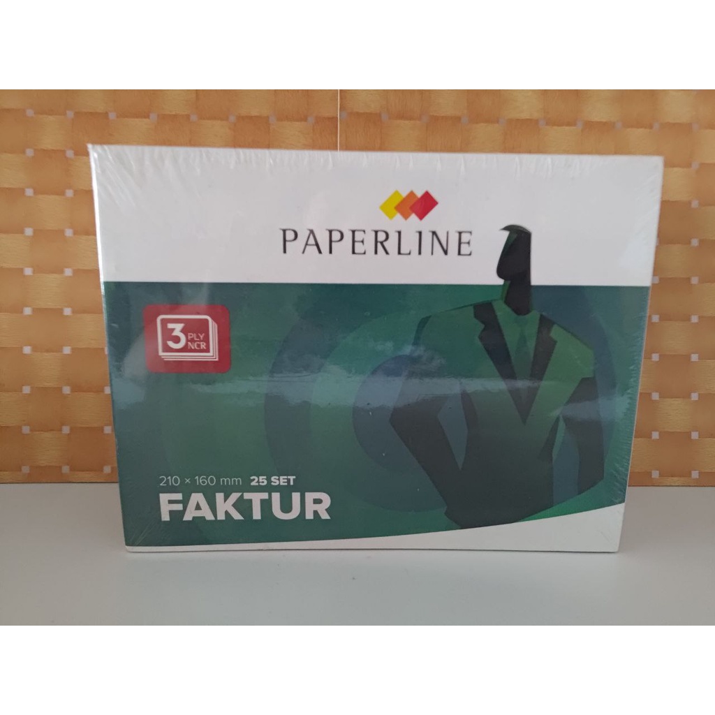 

Buku Faktur Rangkap 3 Ply Paperline / Nota Besar NCR 210 x 160 mm 25 Set