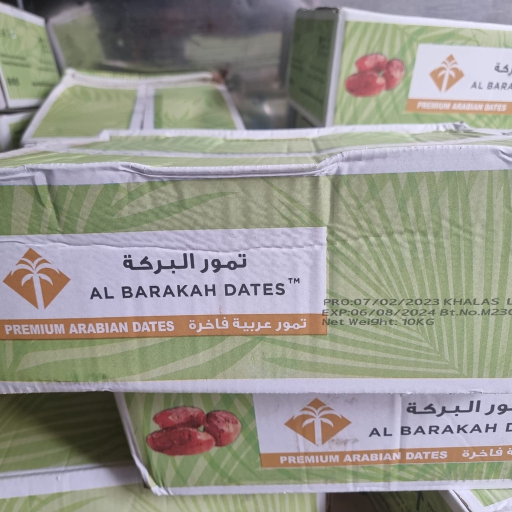 

Khalas Al Barakah 10kg - Kurma Khalas Al Barakah