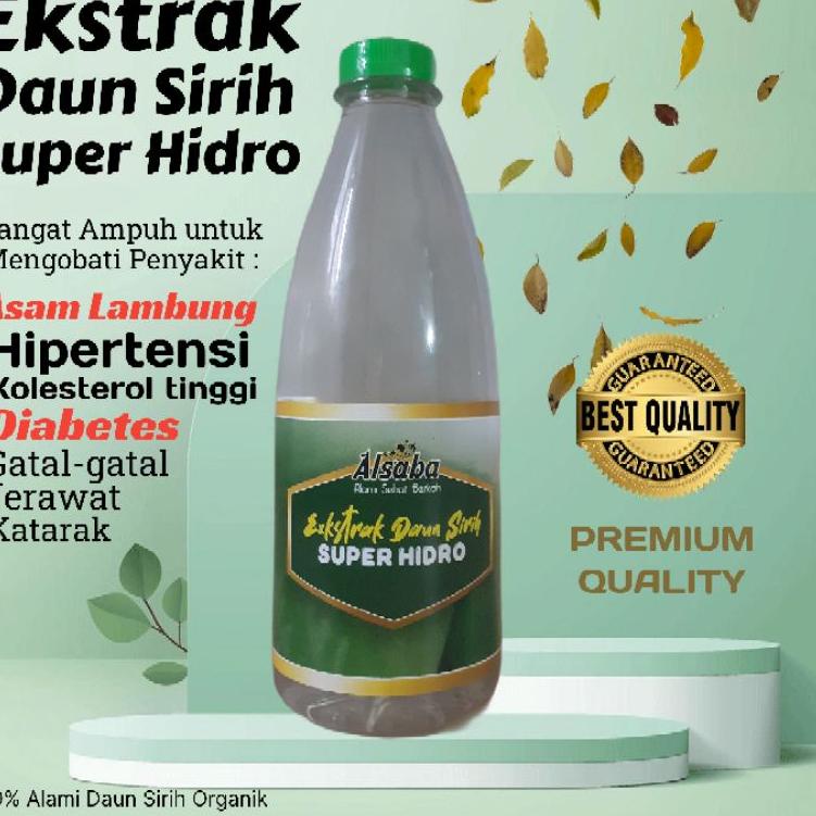 

Jangan Sampai Kehabisan!!!❄️ Air Ekstrak daun sirih SUPER HIDRO / Obat jerawat/ Gatal / kolesterol / diabetes / antiseptik alam / asam lambung / Hipertensii / herbal bau mulut