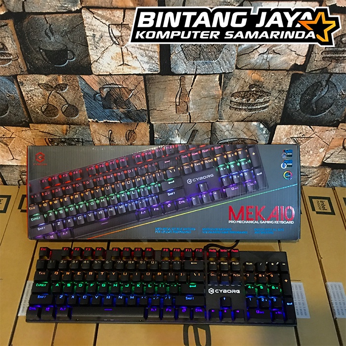 Cyborg Keyboard Gaming Mechanical MEKA10 - Blue Switch