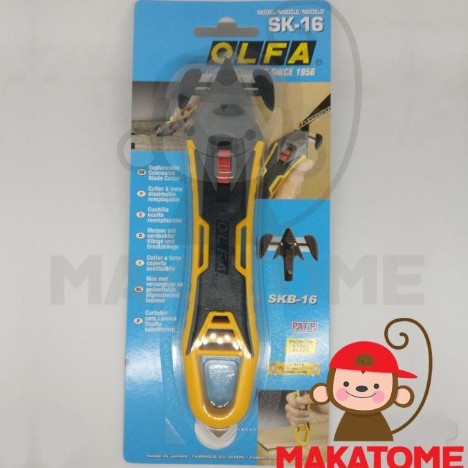 

OLFA Safety cutter SK-16 knife Japan pisau SK16 cardboard box kardus