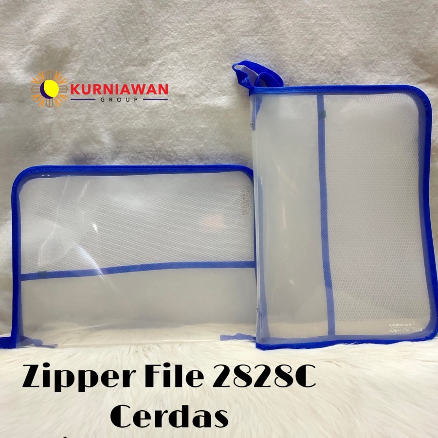 

Map Plastik Zipper Bag Resleting Folio Cerdas ZF2828