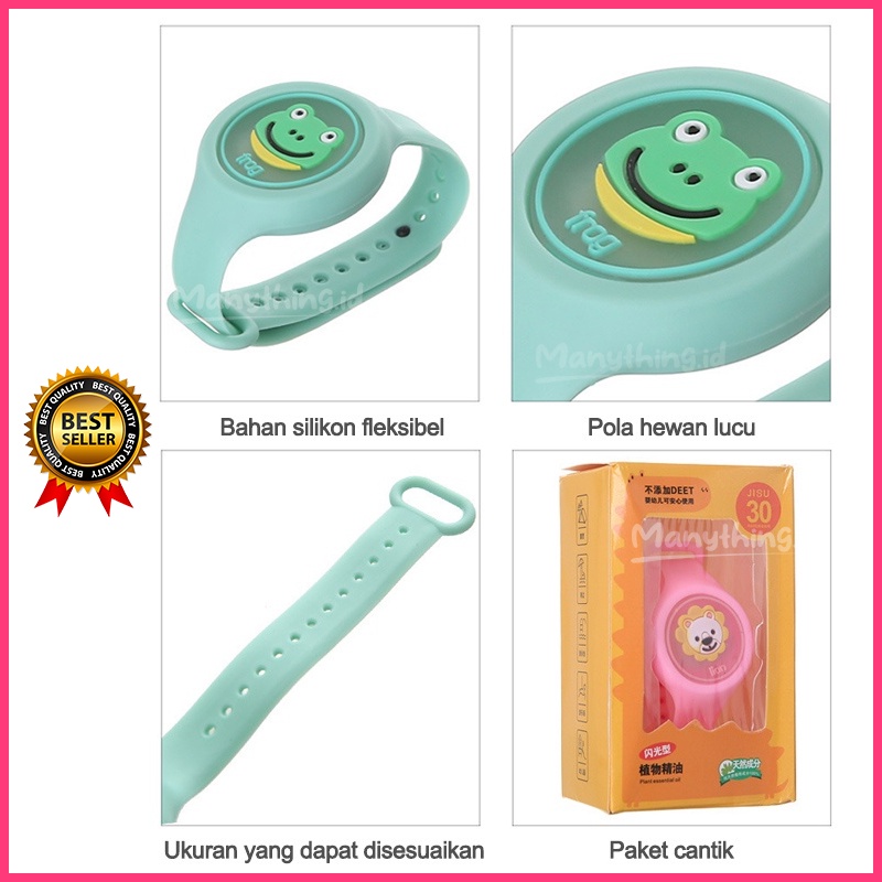 GELANG Anti Nyamuk BAYI / ANAK Gambar Lucu Kartun Untuk Baby dan Anak / JAM anti nyamuk anak