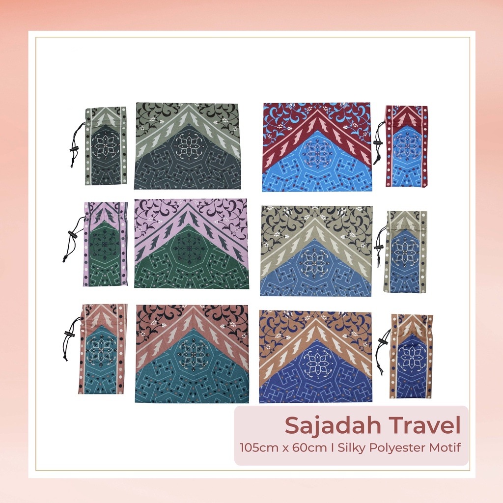 SAJADAH TRAVEL SAJADAH TRAVELLING POUCH SOUVENIR MURAH