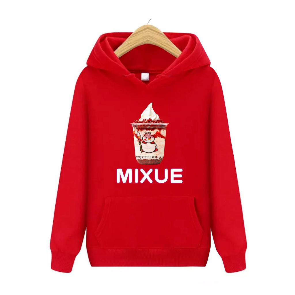 FenishaStore MIXUE ICE CREAM Viral Sweater Hoodie Anak-Anak Usia 4-13+Tahun  bisa Bayar Ditempat COD