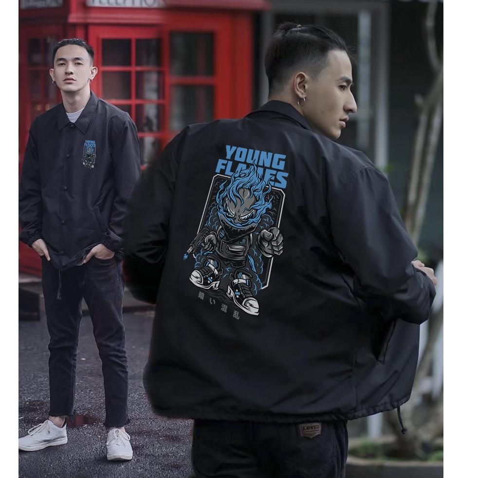 HARGA BERSAHABAT SIZE XXL Jaket coach pria jc japan cream jacket erigo BIG SIZE semi parka JUMBO ter