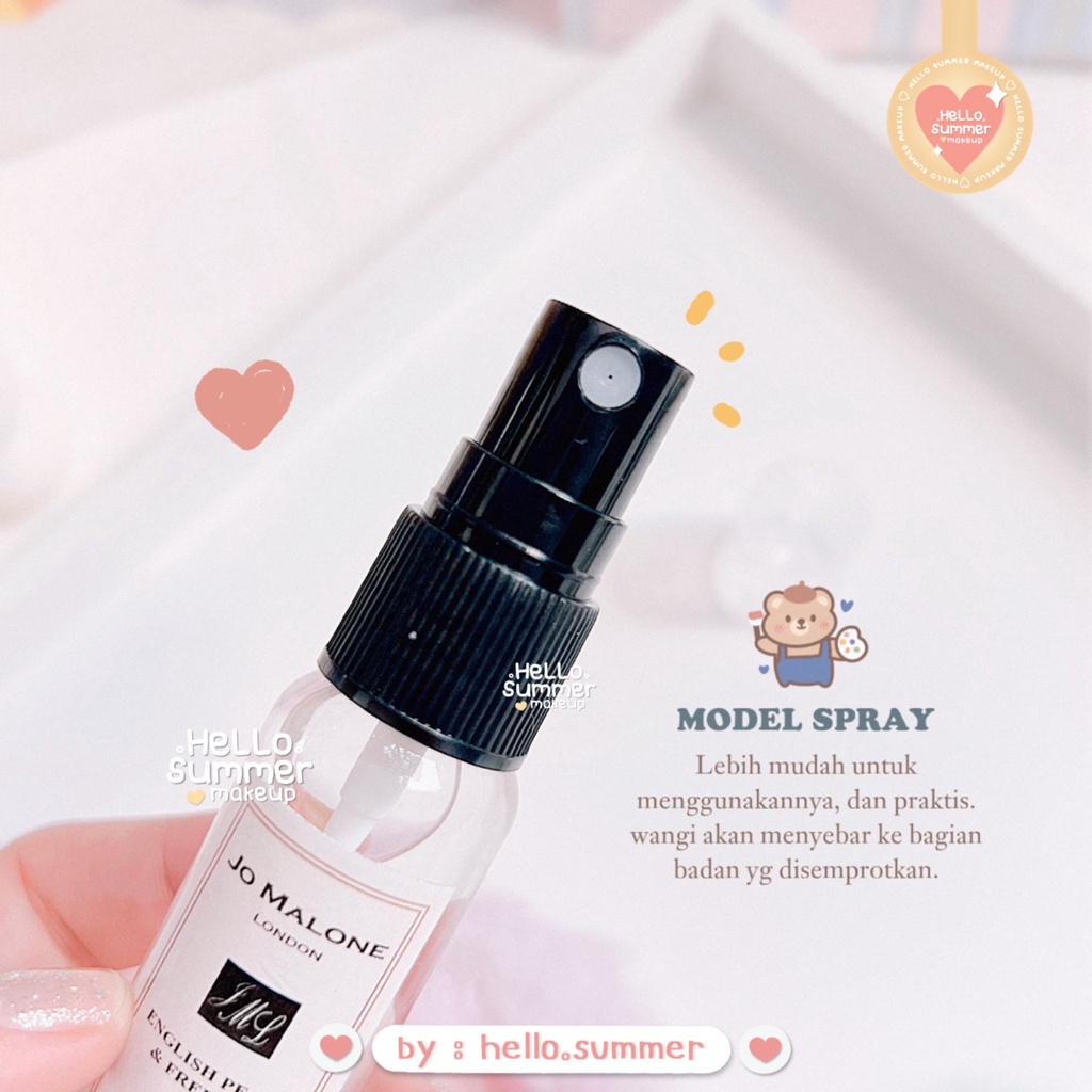 Inspired MINI Parfume Brand Spray Travel Size 25ml Tahan Lama Peachy Baby Black Opium