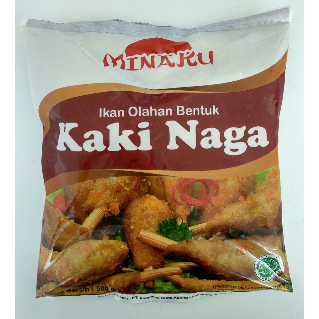 

Minaku kaki naga 500gr / Ikan olahan bentuk kaki naga