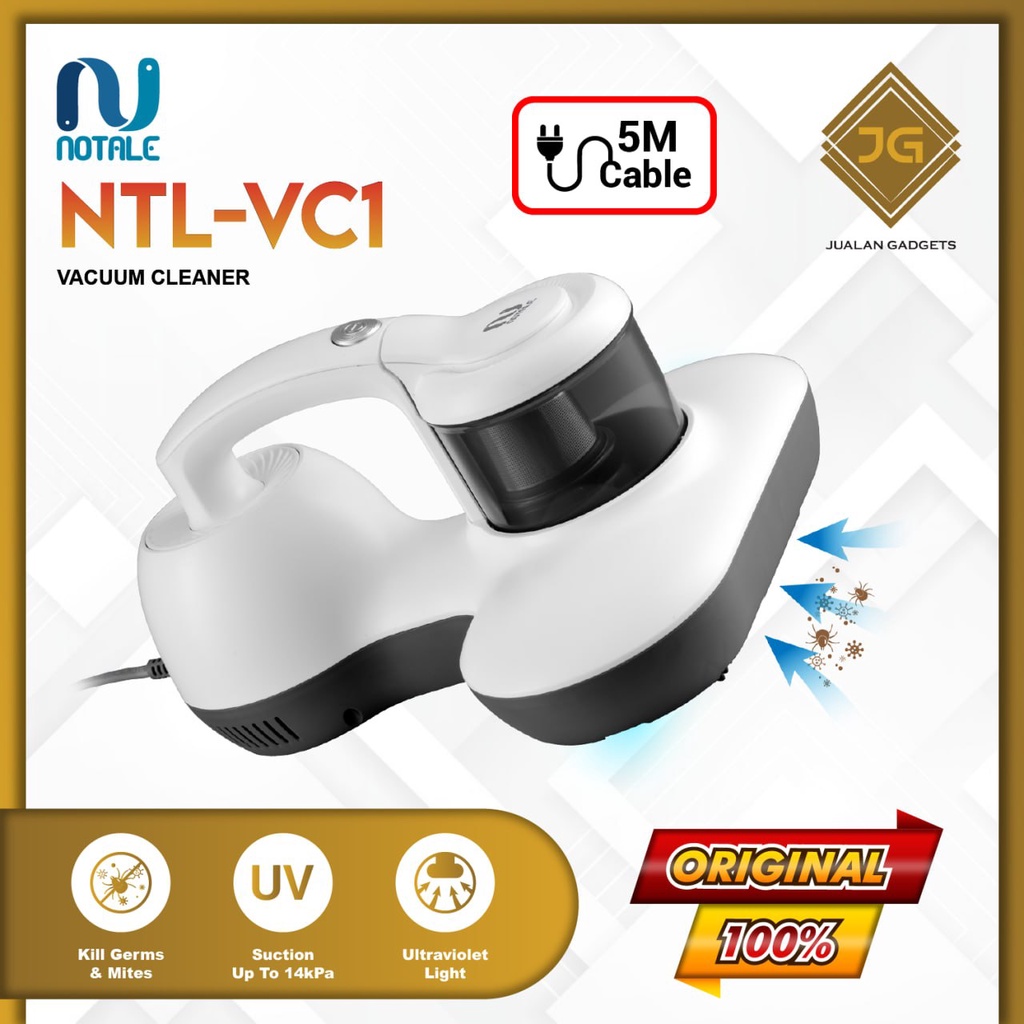 Notale Vacuum Cleaner Tungau UVC Anti Dust Mite - Garansi Resmi