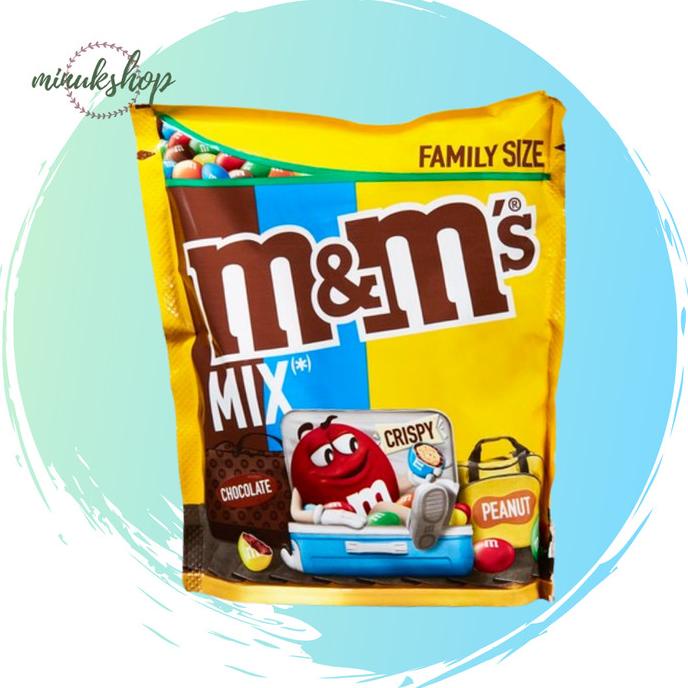 

M&M Mix Crispy Chocolate and Peanut Packet 400g - Mnm Chocolate