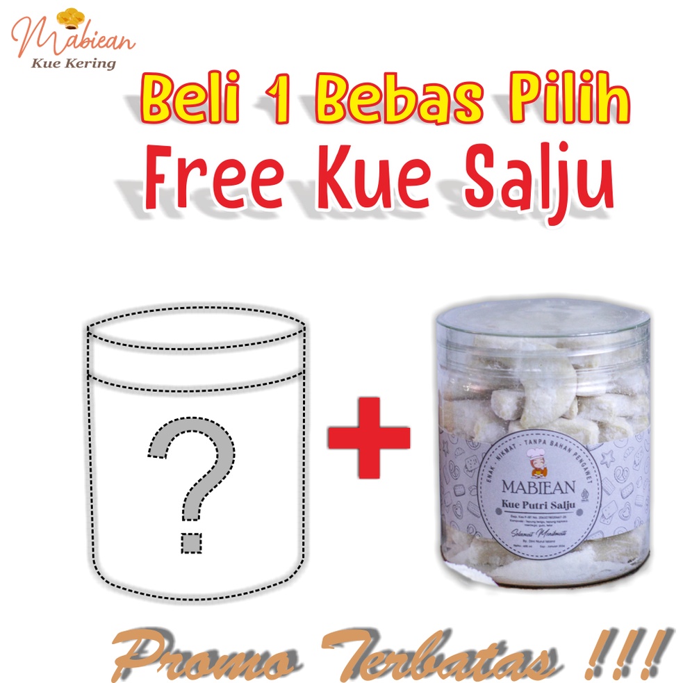 

Paket Hemat Kue Lebaran Bundling buy 1 Get 1 Kue Putri Salju