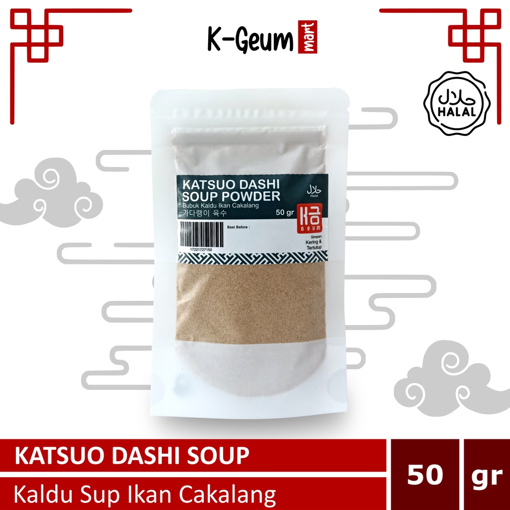 

Katsuo Dashi Halal Bubuk Kaldu Sup Ikan Cakalang Ramen Udon 50 Gram