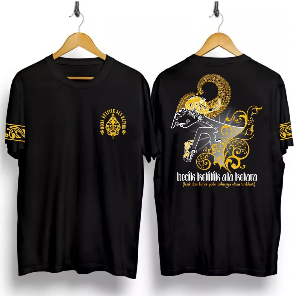 KMV - KAOS DISTRO PRIA WAYANG KULIT KANG UTOMO / KAOS KATA KATA JAWA / ATASAN PRIA WNITA TERBARU TER