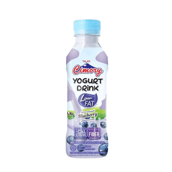 Promo Harga Cimory Yogurt Drink Low Fat Blueberry 250 ml - Shopee