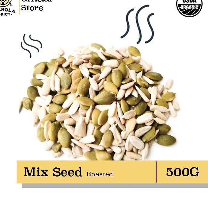 

✧ Granola Addict - Roasted Mix Sunflower & Pumpkin Seeds / Kuaci & Labu Panggang 500G ✰