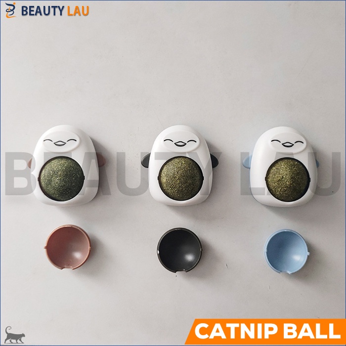 CATNIP BALL KUCING TEMPEL AVOCADO BOLA CATNIP PUTAR LUCU CATMINT MAINAN BUAT KUCING RELAKSASI