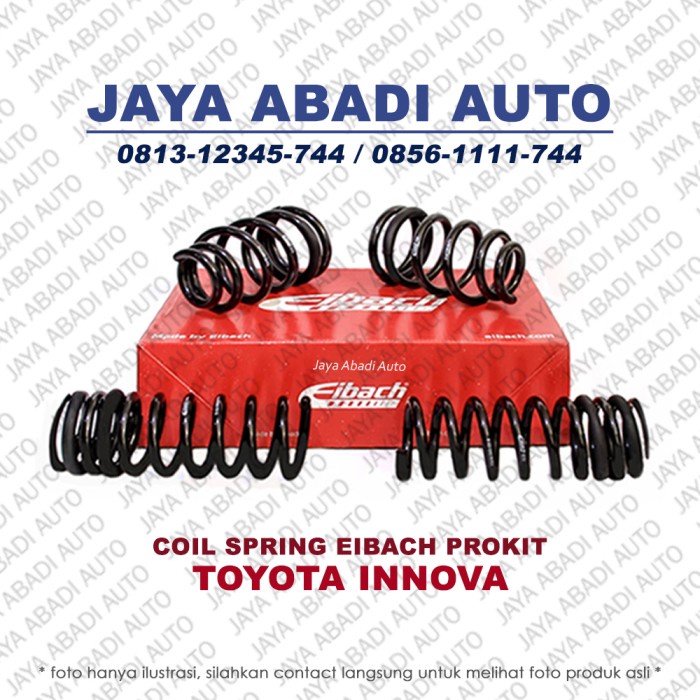 Coil Spring / Per EIBACH PROKIT - TOYOTA INNOVA BENSIN