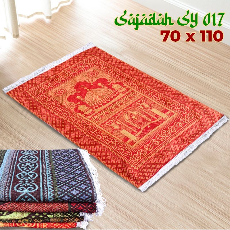 Sajadah Katun Rumbai / Sajadah Travaler Lebar 70 x 110