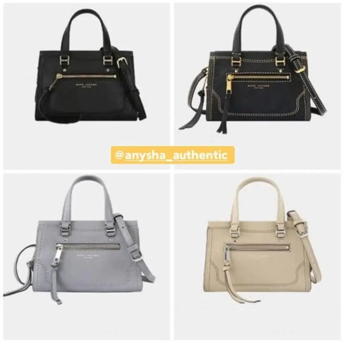 Terlaris Marc Jacobs Mj Cruiser Leather Black Leather