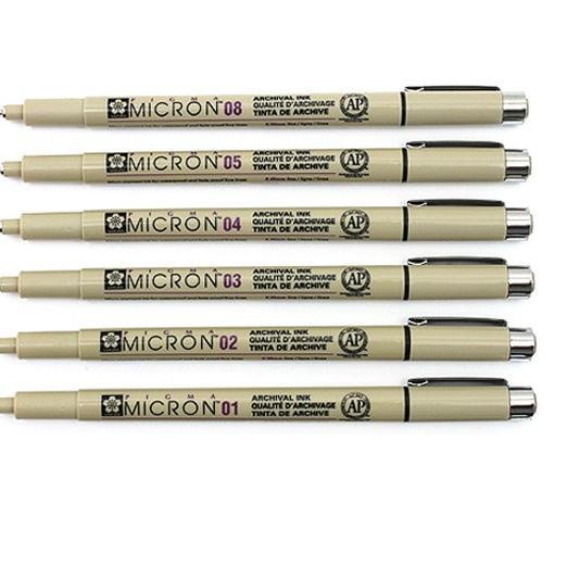 

️✔️✔️ Sakura Pigma Micron Drawing Pen & Brush Pen 