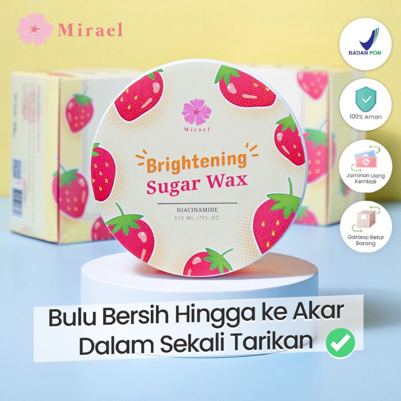 (BPOM) MIRAEL WAXING SUGAR KIT ORIGINAL GROSIR/WAXING KETIAK