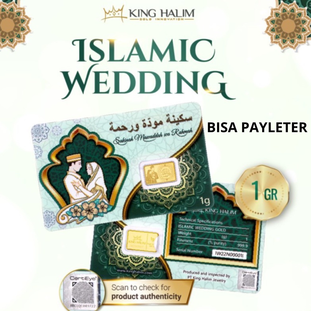 Islamic Wedding Gift Sertifikat KH