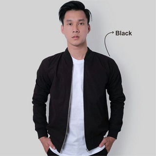 Jaket Bomber Canvas Premium untuk Pria Desain Elegan-Jaket Bomber Pria