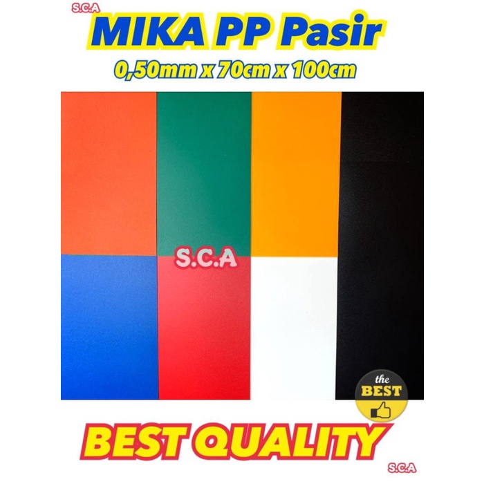 

Terlaris Mika Pp Warna 0.50Mm X 70 Cm X 100 Cm