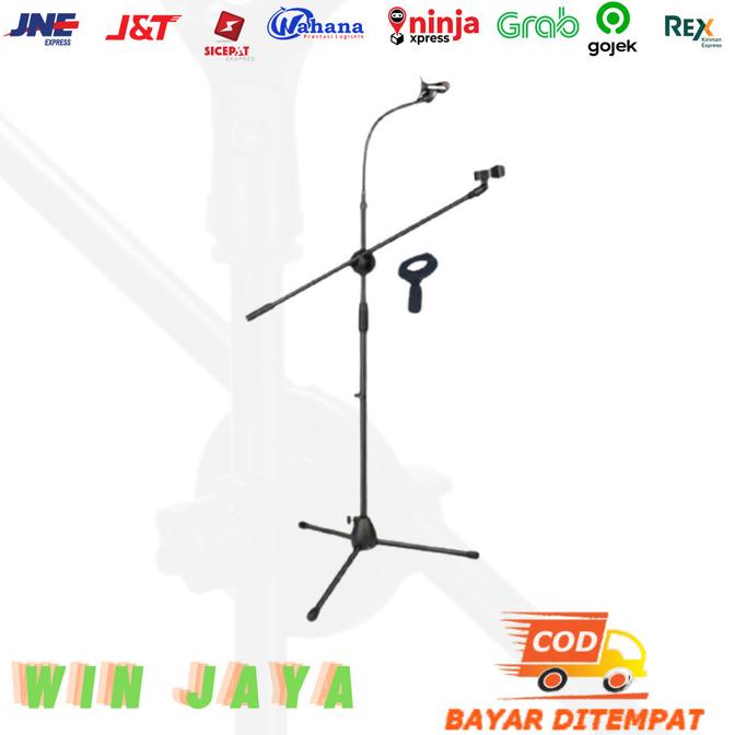 STAND MICROPHONE PLUS HOLDER HP STAND MIC BERDIRI