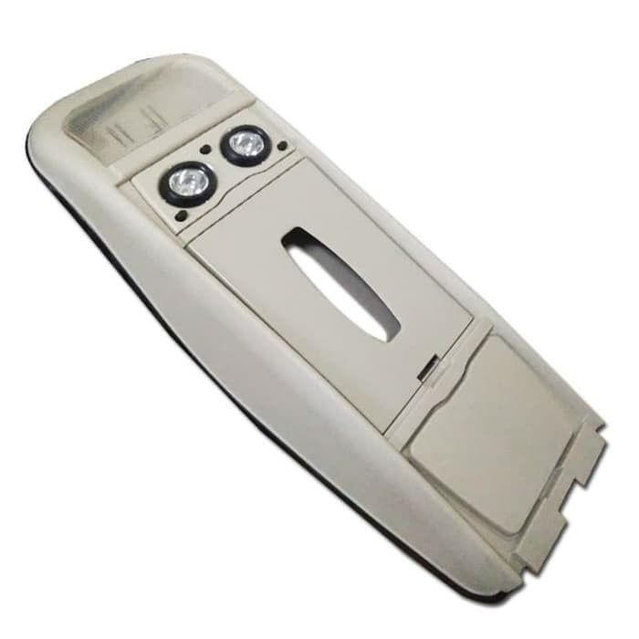 KOKPIT / ROOF CONSOLE / TEMPAT TISU PLAFON MOBIL ALL NEW AVANZA XENIA VELOZ 2012 - 2021 KREM / WOOD