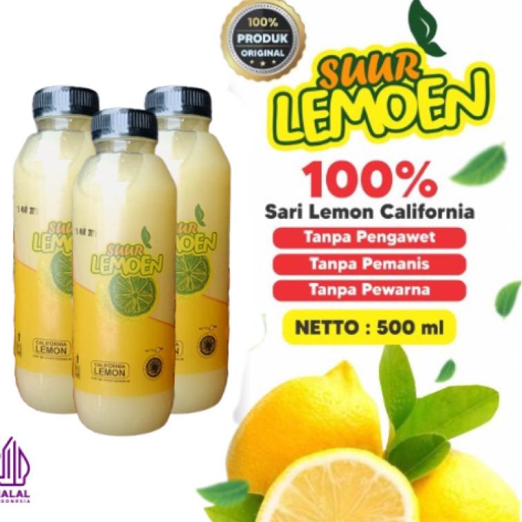 

STAR Sari Lemon / Air Lemon Murni / Minuman Diet 250ml - 500ml | Lemon California By Suur Lemoen ID