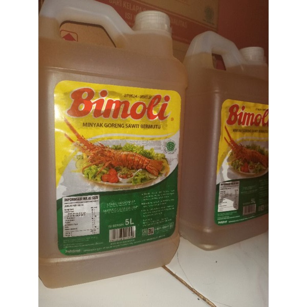 

Minyak Bimoli 5Liter Kemasan Jeligen