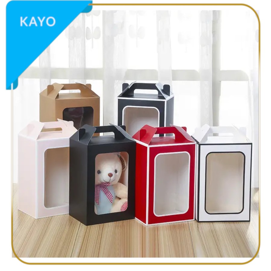 

box mika jinjing kotak bunga packaging buket snak packing boneka