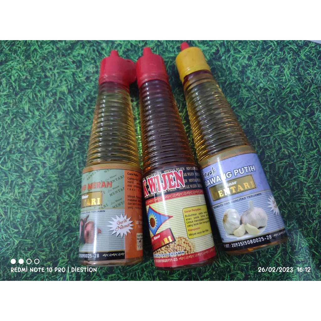 Trio Minyak : Minyak Wijen + Minyak Bawang Merah + Minyak Bawang Putih 150mL