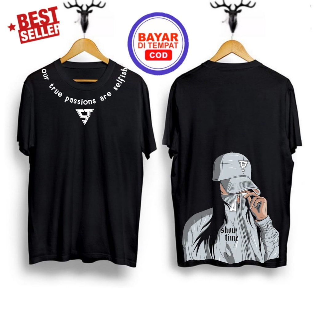 COD KAOS T-SHIRT DISTRO PRIA WANITA KAOS BERGAMBAR CEWEK KEREN BAJU TRENDY KAOS JAPANESE KAOS DISTRO