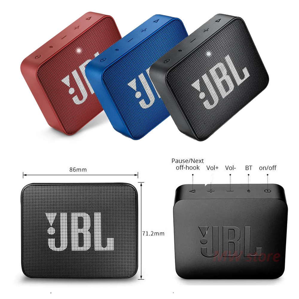 JBL GO 2 PORTABEL BLUETOOTH SPEAKER MINI ORIGINAL