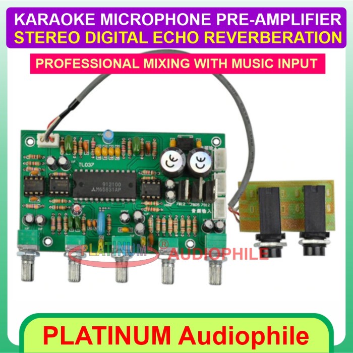 Digital Echo Reveberation Pre Amplifier Professional Mixing Pre Amp