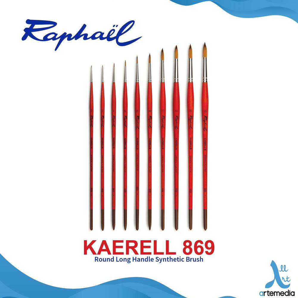 

Kuas Lukis Raphael 869 Round Kaerell Acryl Synthetic Brush Long Handle