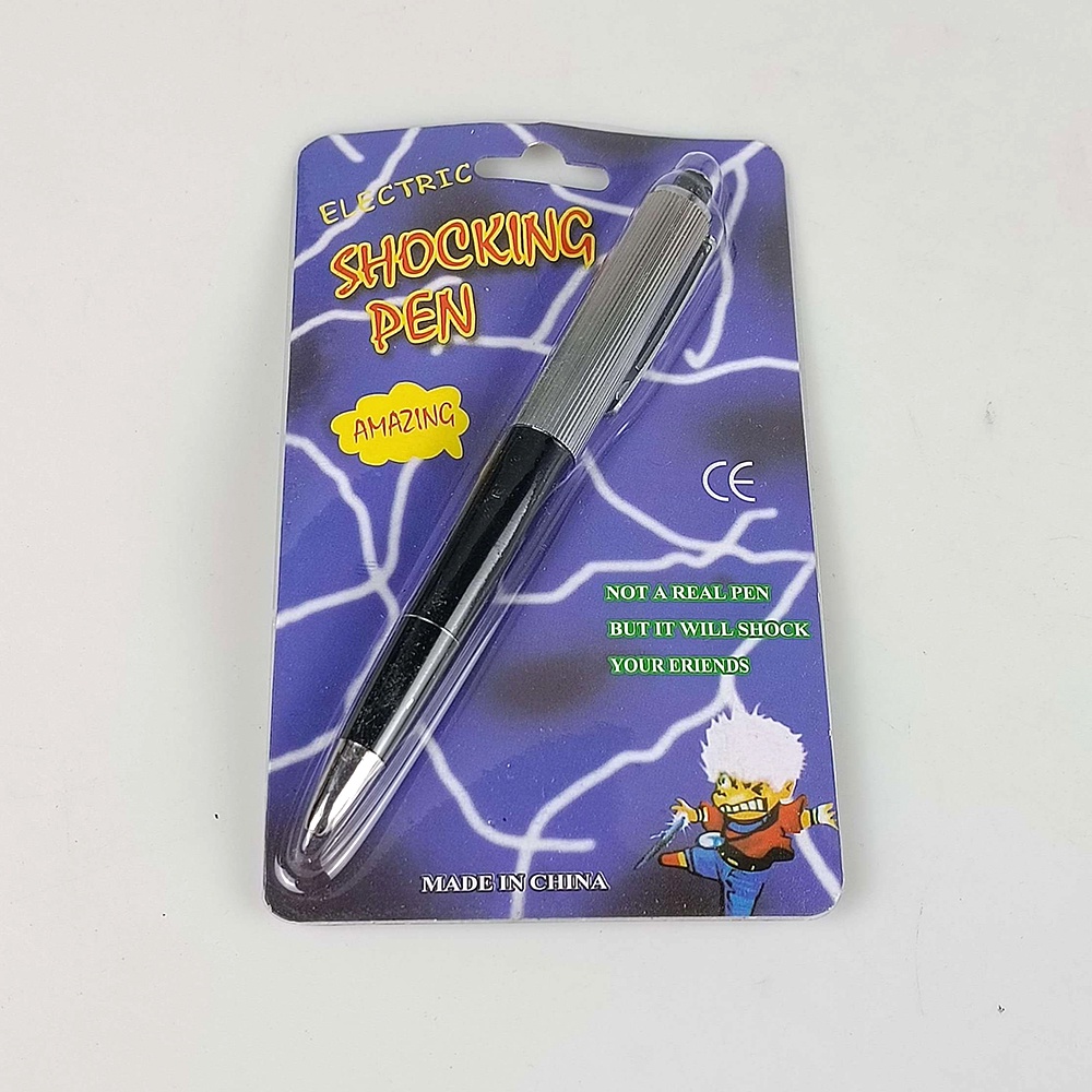 Mainan Helloween Prank Pulpen Setrum Palsu Shocking Pen PN021