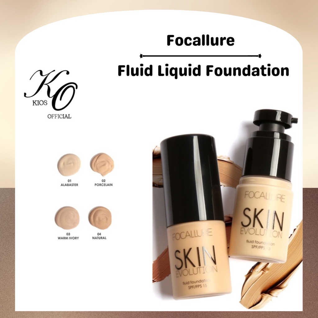 Focallure Fluid Liquid Foundation BB Cream Face Base Makeup