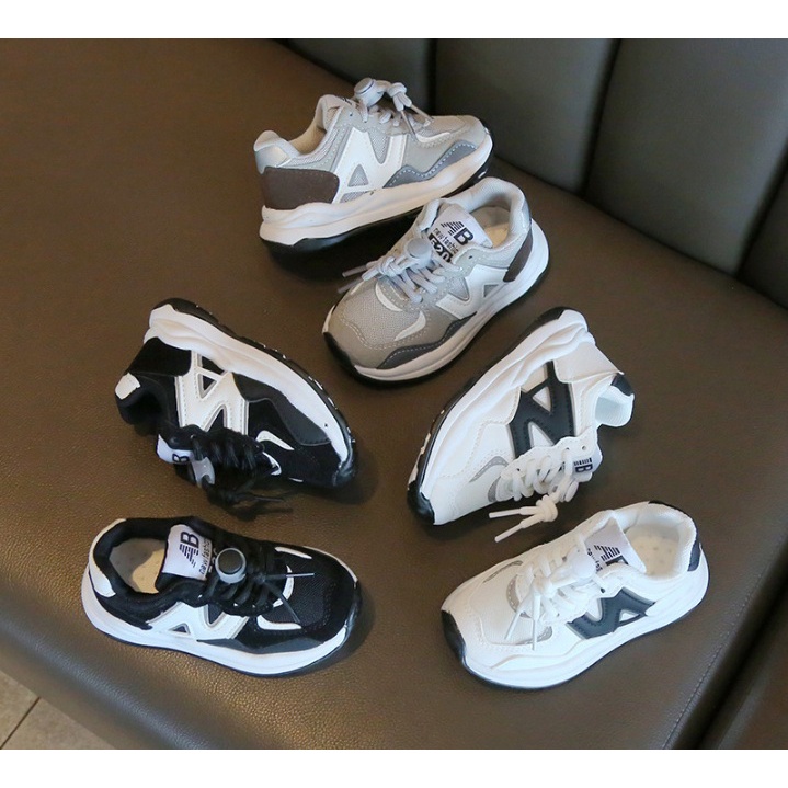 Sepatu Anak unisex sepatu sneakers anak IMPORT 21-36 3 colourm AB 520