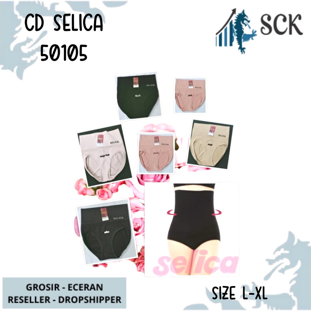 CD Wanita SELICA 50105 Bahan Nylon/ Pakaian Dalam Wanita Seamless Halus Maxi - sckmenwear GROSIR