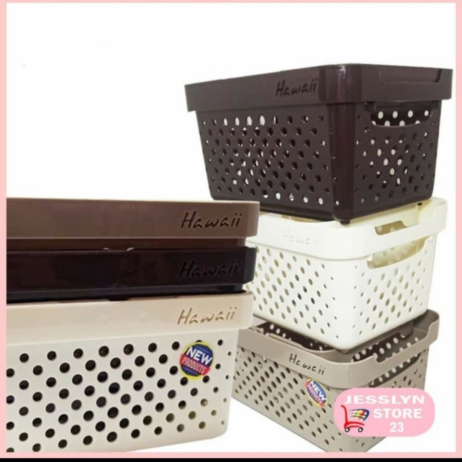 Keranjang Hawaii Luxio 5764 Size L/ Keranjang Serbaguna/Box Serbaguna