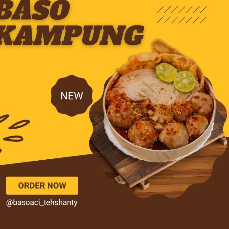 

Free Ongkir/ Baso kampung Teh Shanty