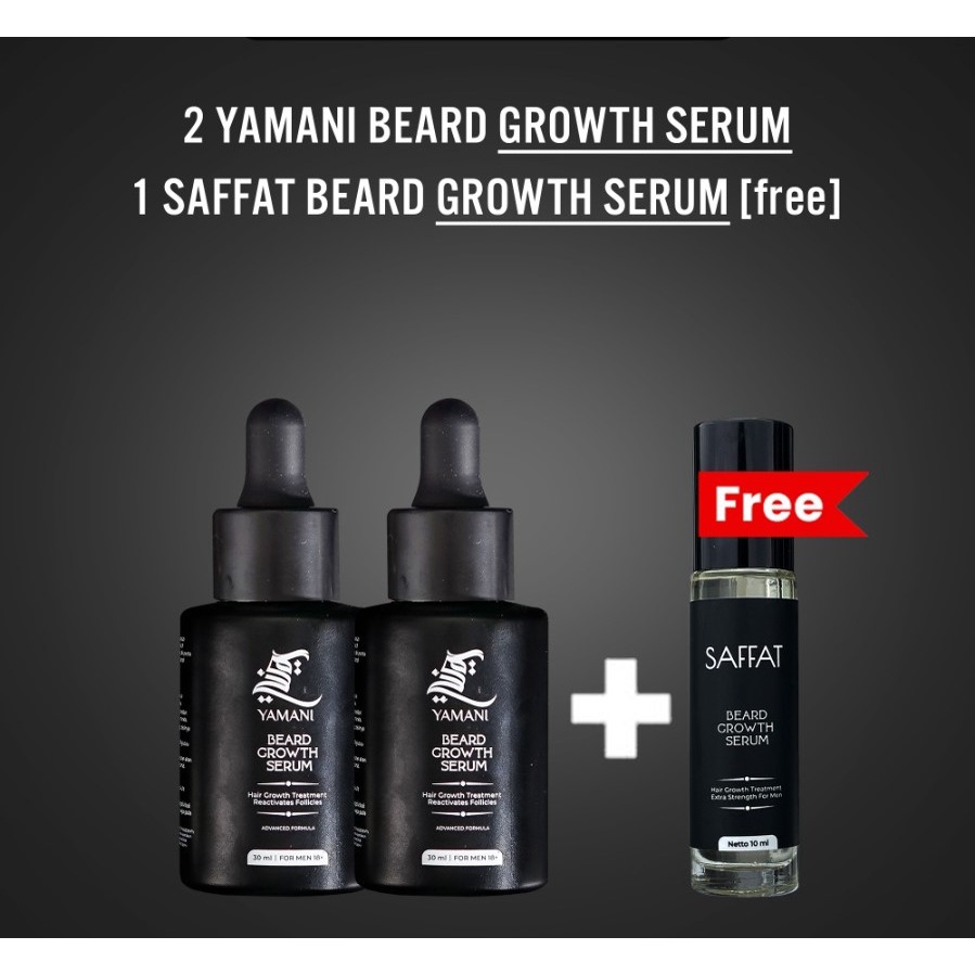 PAKET HEMAT YAMANI BEARD SERUM 2 BULAN